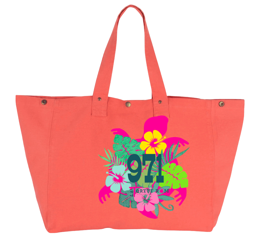 Sac de plage-shopping coton délavé 38L