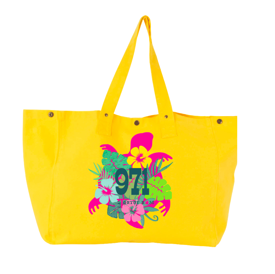 Sac de plage-shopping coton délavé 38L