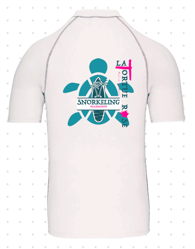 T-shirt technique à manches courtes avec protection anti-UV unisexe